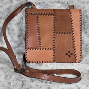 Patricia Nash 'Grenada' Patchwork, High Quality Italian Leather Crossbody Bag